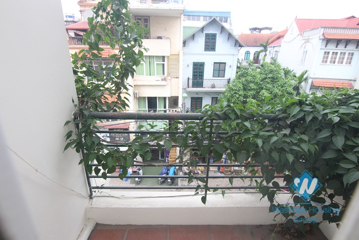 Nice balcony studio-apartment for rent on To Ngoc Van, Tay Ho